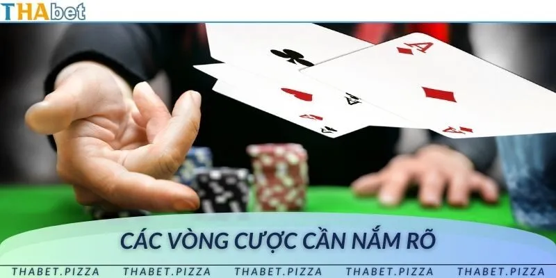 4 vòng cược kịch tính của bài Poker online